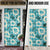 Aloha Hawaii Paniolo Teal Palaka Door Cover Coastal Rodeo - Polynesian Pride
