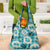 Aloha Hawaii Paniolo Teal Palaka Grocery Bag Coastal Rodeo - Polynesian Pride