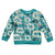 Aloha Hawaii Paniolo Teal Palaka Kid Ugly Christmas Sweater Coastal Rodeo - Polynesian Pride