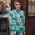 Aloha Hawaii Paniolo Teal Palaka Ugly Christmas Sweater Coastal Rodeo - Polynesian Pride