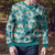 Aloha Hawaii Paniolo Teal Palaka Ugly Christmas Sweater Coastal Rodeo - Polynesian Pride