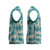 Aloha Hawaii Paniolo Teal Palaka Christmas Knitted V-Neck Vest Coastal Rodeo - Polynesian Pride
