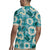 Aloha Hawaii Paniolo Teal Palaka Rugby Jersey Coastal Rodeo - Polynesian Pride