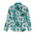 Aloha Hawaii Paniolo Teal Palaka Women Casual Shirt Coastal Rodeo - Polynesian Pride