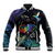 Polynesian Cancers Awareness Baseball Jacket Hummingbird - Fly High Until We Meet Again