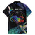 Polynesian Cancers Awareness Family Matching Tank Maxi Dress and Hawaiian Shirt Hummingbird - Fly High Until We Meet Again