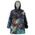 Polynesian Cancers Awareness Wearable Blanket Hoodie Hummingbird - Fly High Until We Meet Again