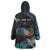 Polynesian Cancers Awareness Wearable Blanket Hoodie Hummingbird - Fly High Until We Meet Again