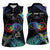 Polynesian Cancers Awareness Women Sleeveless Polo Shirt Hummingbird - Fly High Until We Meet Again