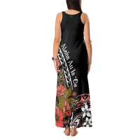 Hawaii Valentine Tank Maxi Dress Plumeria Aloha Wau Ia Oe LT7 - Polynesian Pride