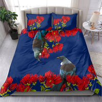 New Zealand Pohutukawa with Tui Birds Bedding Set Version 2 LT7 - Polynesian Pride