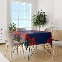 New Zealand Pohutukawa with Tui Birds Tablecloth Version 2 LT7 - Polynesian Pride