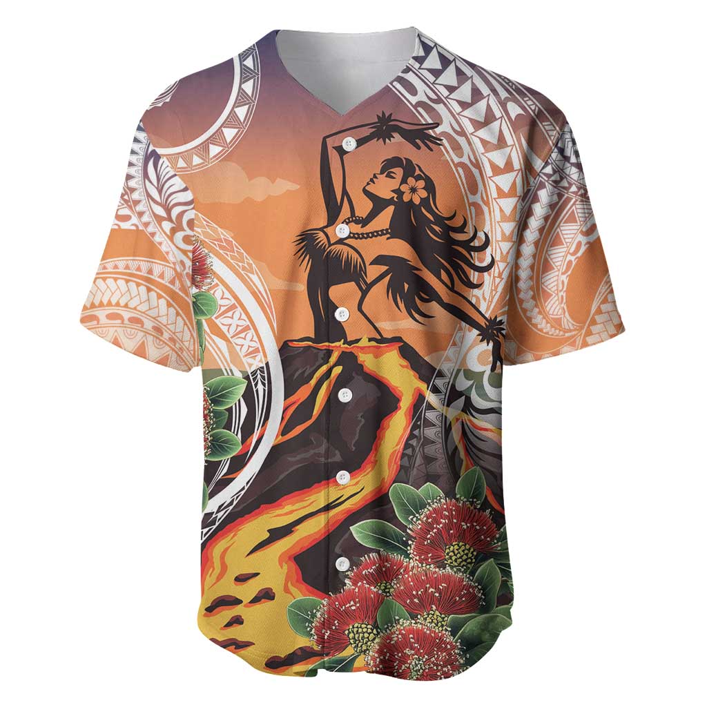 Hawaii Women's Day Tribal Baseball Jersey Pele Honua Mea