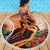 Hawaii Women's Day Tribal Beach Blanket Pele Honua Mea