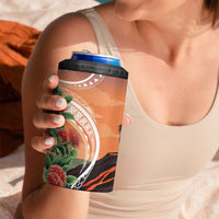 Hawaii Women's Day Tribal 4 in 1 Can Cooler Tumbler Pele Honua Mea