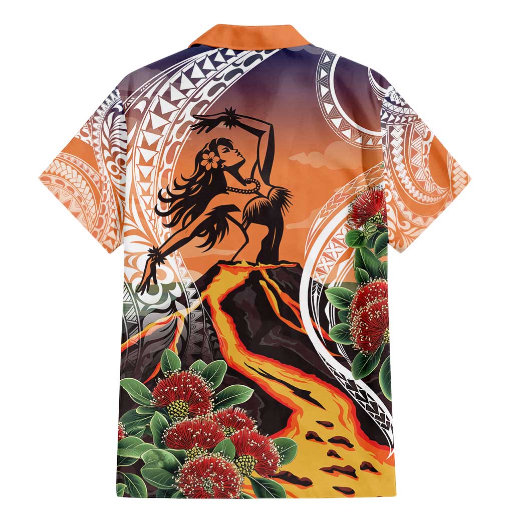 Hawaii Women's Day Tribal Family Matching Mermaid Dress and Hawaiian Shirt Pele Honua Mea