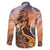 Hawaii Women's Day Tribal Family Matching Mermaid Dress and Hawaiian Shirt Pele Honua Mea