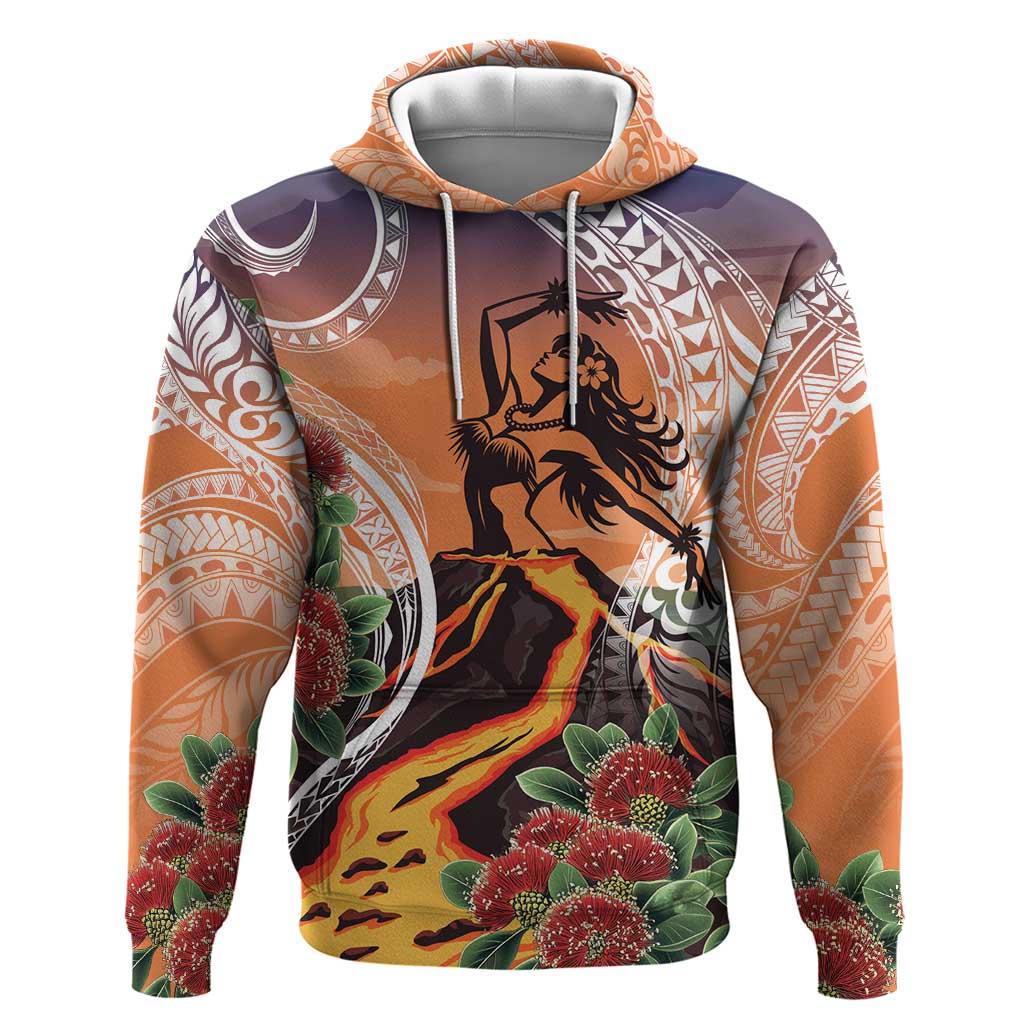 Hawaii Women's Day Tribal Hoodie Pele Honua Mea