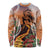 Hawaii Women's Day Tribal Long Sleeve Shirt Pele Honua Mea