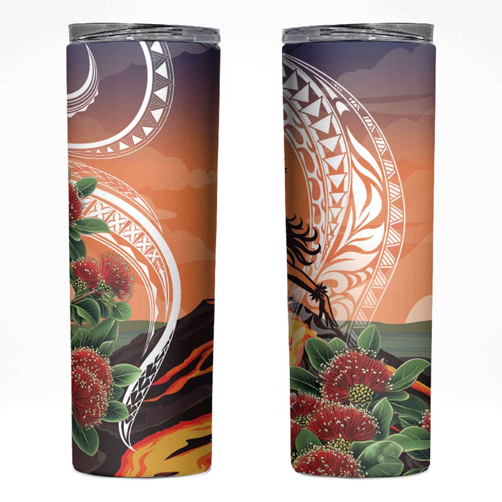 Hawaii Women's Day Tribal Skinny Tumbler Pele Honua Mea