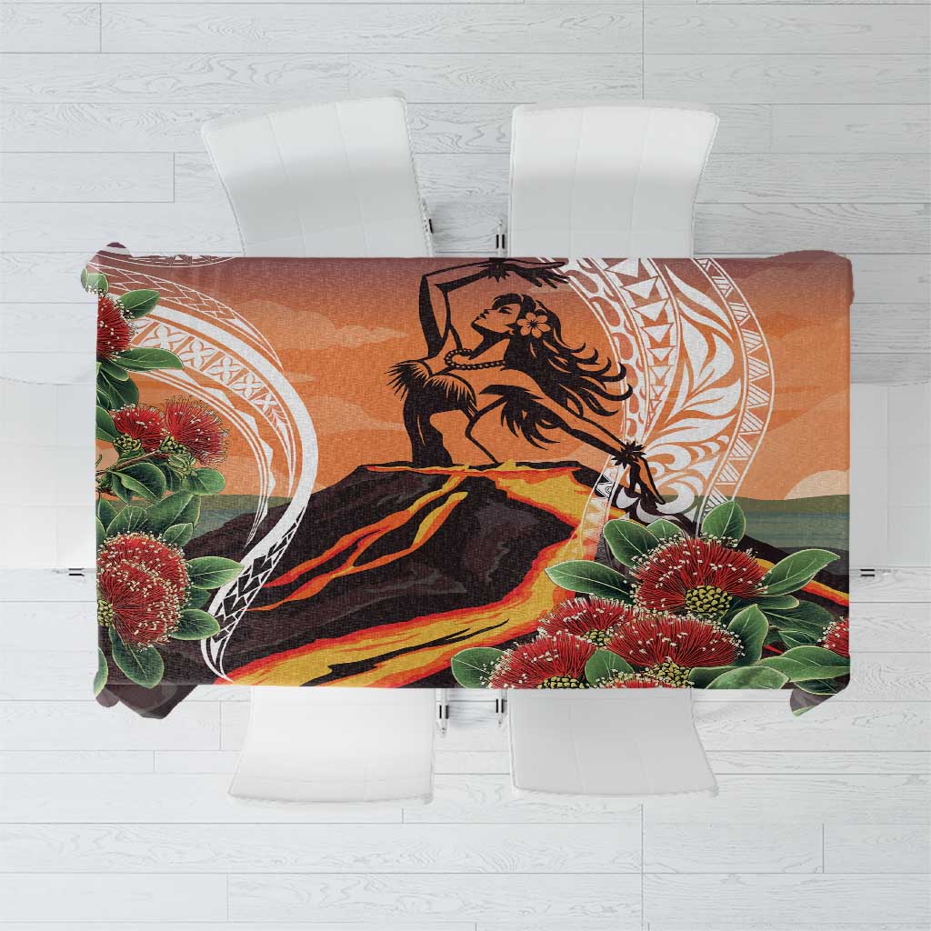 Hawaii Women's Day Tribal Tablecloth Pele Honua Mea LT7 Art - Polynesian Pride