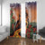 Hawaii Women's Day Tribal Window Curtain Pele Honua Mea