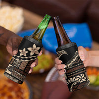 Samoa Siapo Mamanu 4 in 1 Can Cooler Tumbler Waves Motifs