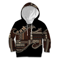 Samoa Siapo Mamanu Kid Hoodie Waves Motifs