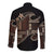 Samoa Siapo Mamanu Long Sleeve Button Shirt Waves Motifs