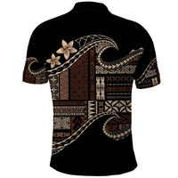 Samoa Siapo Mamanu Polo Shirt Waves Motifs