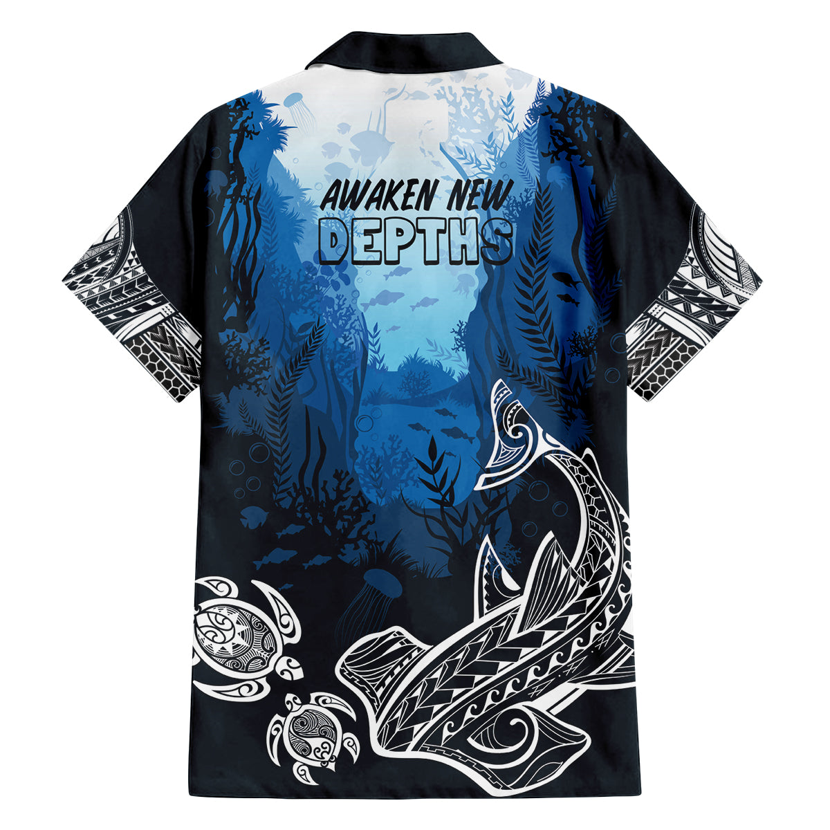 World Ocean Day Pasifika Family Matching Puletasi and Hawaiian Shirt Awaken New Depths
