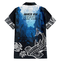 World Ocean Day Pasifika Family Matching Tank Maxi Dress and Hawaiian Shirt Awaken New Depths