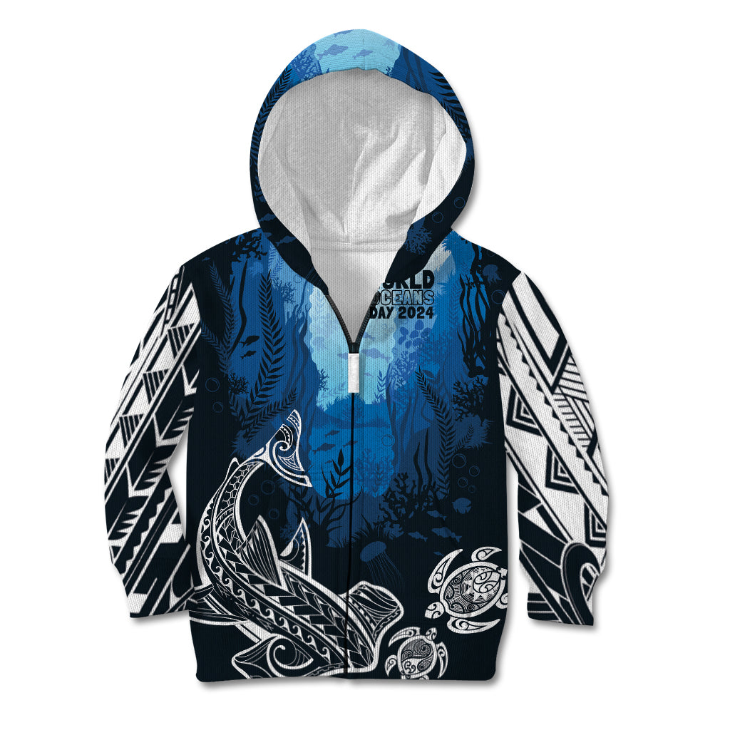 World Ocean Day Pasifika Kid Hoodie Awaken New Depths