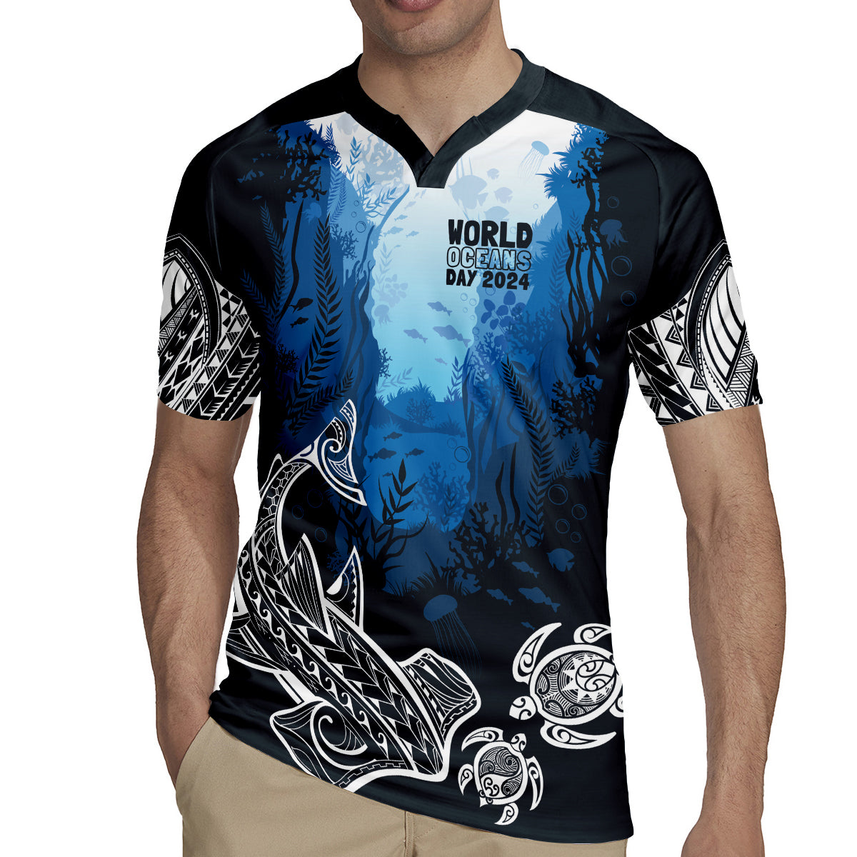 World Ocean Day Pasifika Rugby Jersey Awaken New Depths