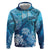 Hawaii World Ocean Day Hoodie Kakau Turtles