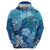 Hawaii World Ocean Day Hoodie Kakau Turtles