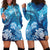 Hawaii World Ocean Day Hoodie Dress Kakau Turtles