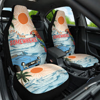 Summer Holiday It's 5 o'clock Somewhere Vintage Hawaii Car Seat Cover