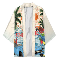 Summer Holiday It's 5 o'clock Somewhere Vintage Hawaii Kimono