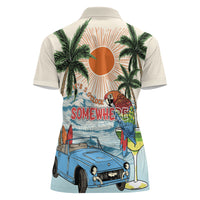 Summer Holiday It's 5 o'clock Somewhere Vintage Hawaii Women Polo Shirt