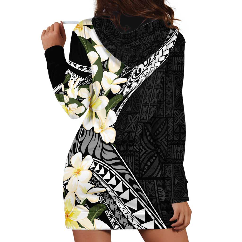 Aloha Hawaii Festive Hoodie Dress Frangipani Lace Classic