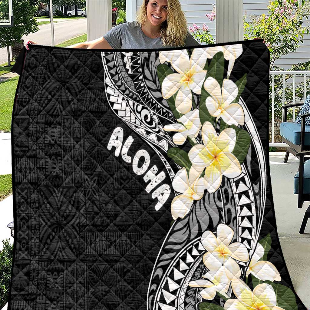 Aloha Hawaii Festive Quilt Frangipani Lace Classic