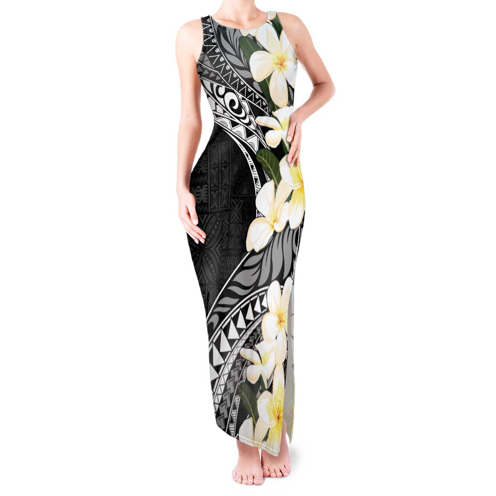 Aloha Hawaii Festive Tank Maxi Dress Frangipani Lace Classic