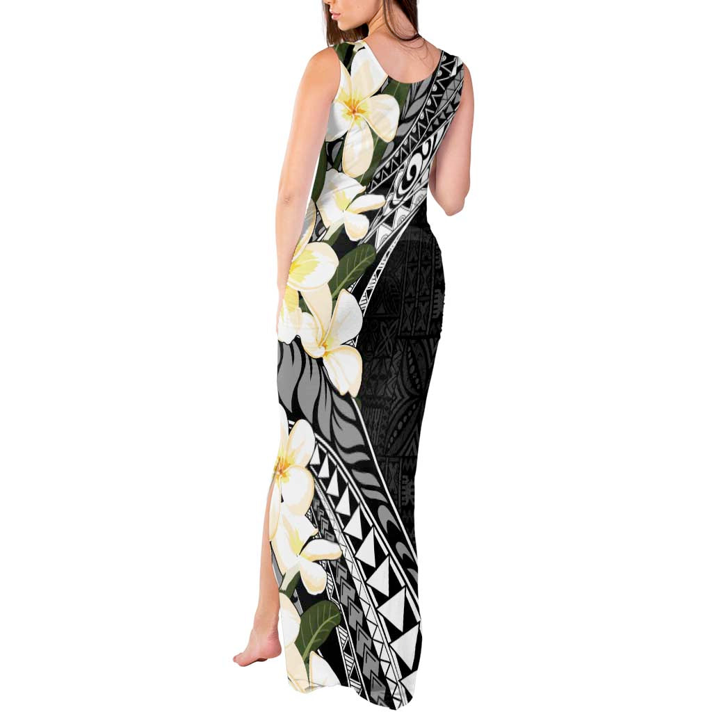 Aloha Hawaii Festive Tank Maxi Dress Frangipani Lace Classic