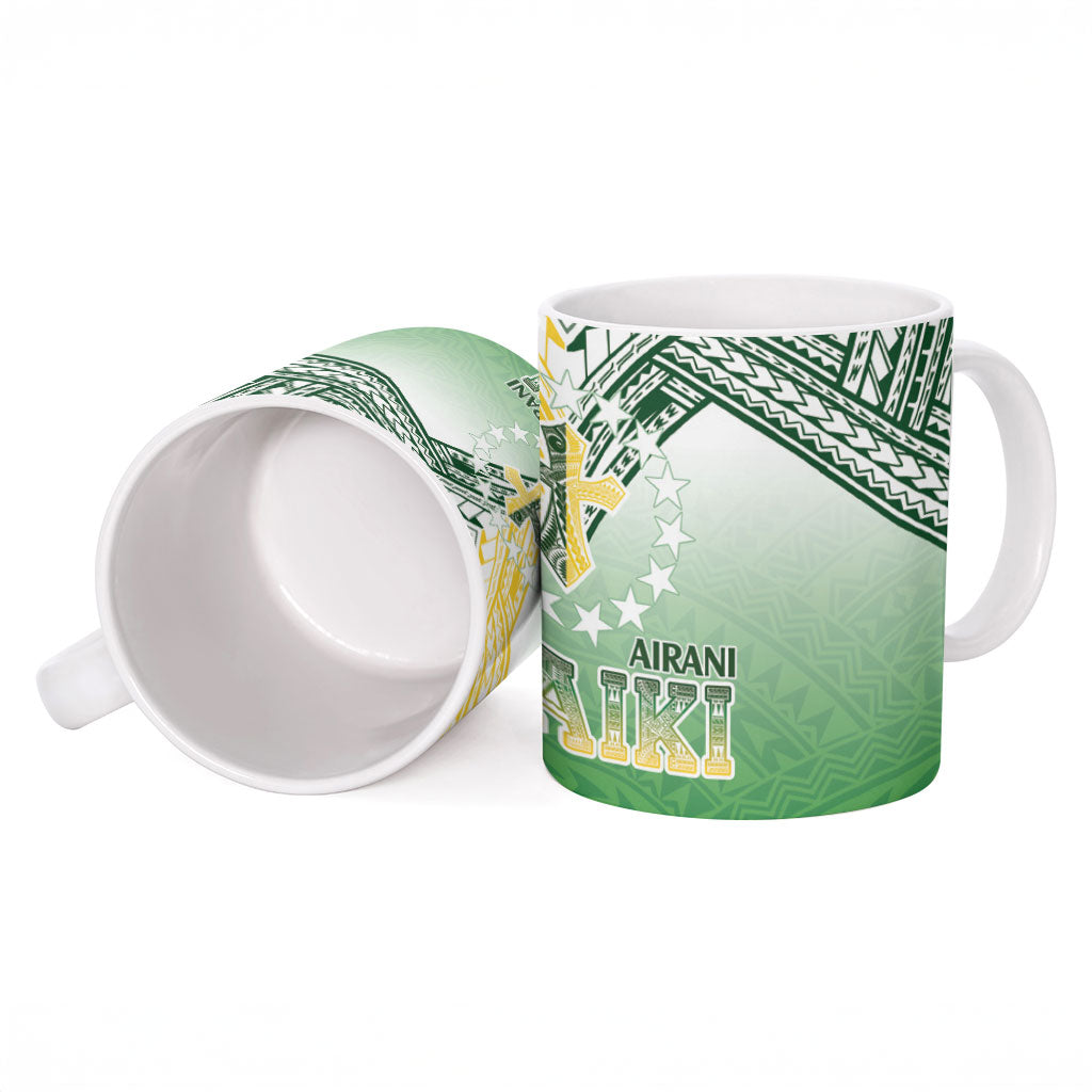 Cook Islands Rugby Medallion Of Stars Ceramic Mug Kuki Airani Avaiki LT7 - Polynesian Pride