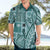 Samoa Tapa Hawaiian Shirt Siapo Mix Tatau Patterns - Teal LT7 - Polynesian Pride