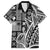 Samoa Tapa Hawaiian Shirt Siapo Mix Tatau Patterns - Black LT7 Black - Polynesian Pride