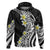 Hawaii Aloha Hoodie Plumeria Vintage - Black LT7 Pullover Hoodie Black - Polynesian Pride