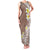 Hawaii Aloha Family Matching Tank Maxi Dress and Hawaiian Shirt Plumeria Vintage - Brown LT7 Mom's Dress Brown - Polynesian Pride