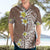 Hawaii Aloha Hawaiian Shirt Plumeria Vintage - Brown LT7 - Polynesian Pride